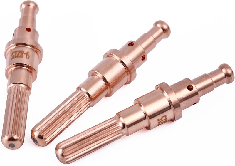 Lewan Store 10Pcs 9-8215 Plasma Cutter Electrode and 10Pcs 9-8207 Plasma Cutter Nozzle Tips and 5 Pcs 9-8244 Plasma Cutter Drag Shield Cup Fit for Plasma Cutting Torch Consumables - Image 3